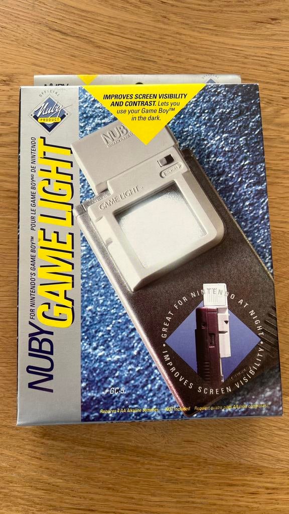 Nuby Game Light Game Boy — Nouveau dans sa boîte, Neuf, Enlèvement ou Envoi, Autres types, Game Boy Classic