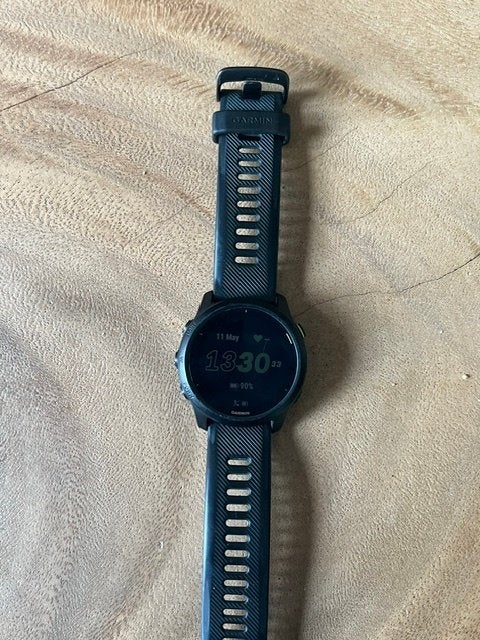 garmin forerunner 745, Handtassen en Accessoires, Sporthorloges, Ophalen, Gebruikt, Zwart, Garmin