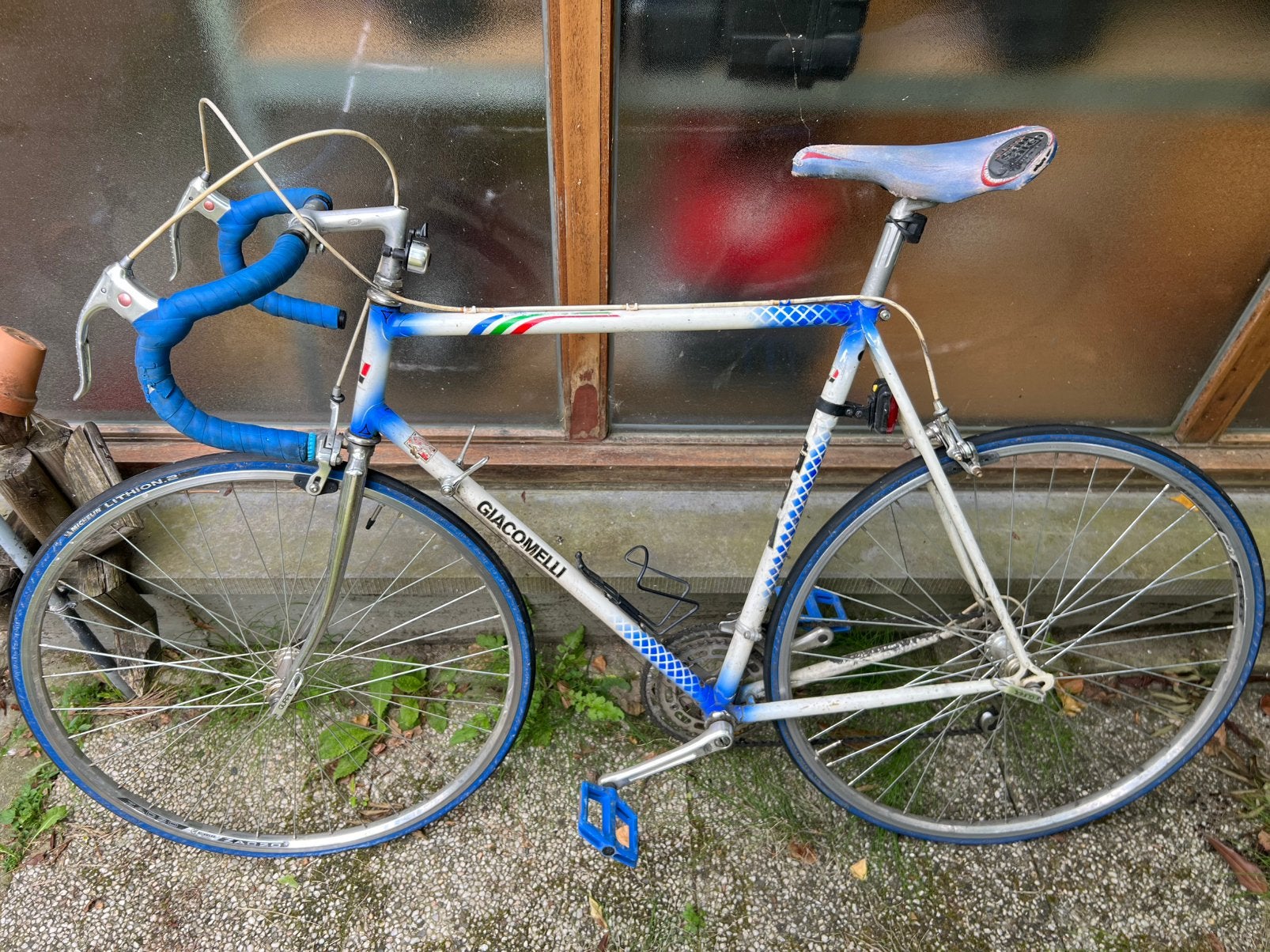 Giacomelli koersfiets vintage, Ophalen, Gebruikt, Minder dan 10 versnellingen, Velgrem