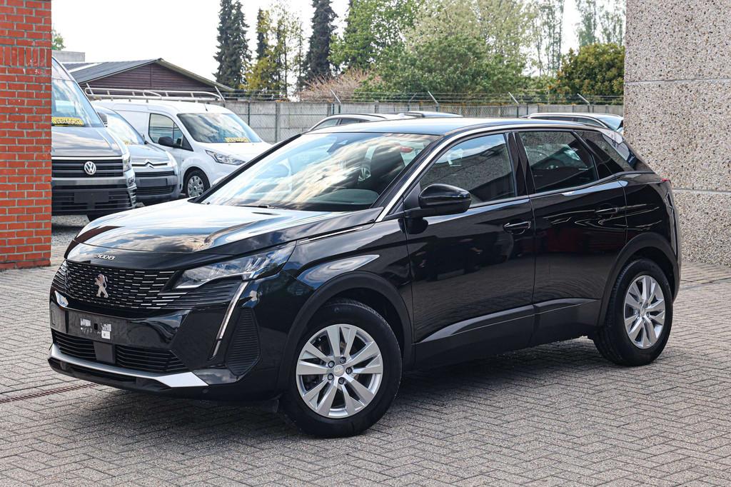 Peugeot 3008 BENZINE-HYBRID*AUTOMAAT*ACHTERUITRIJCAMERA*NAVI, Auto's, Gebruikt, 1199 cc, 1553 kg, Zwart