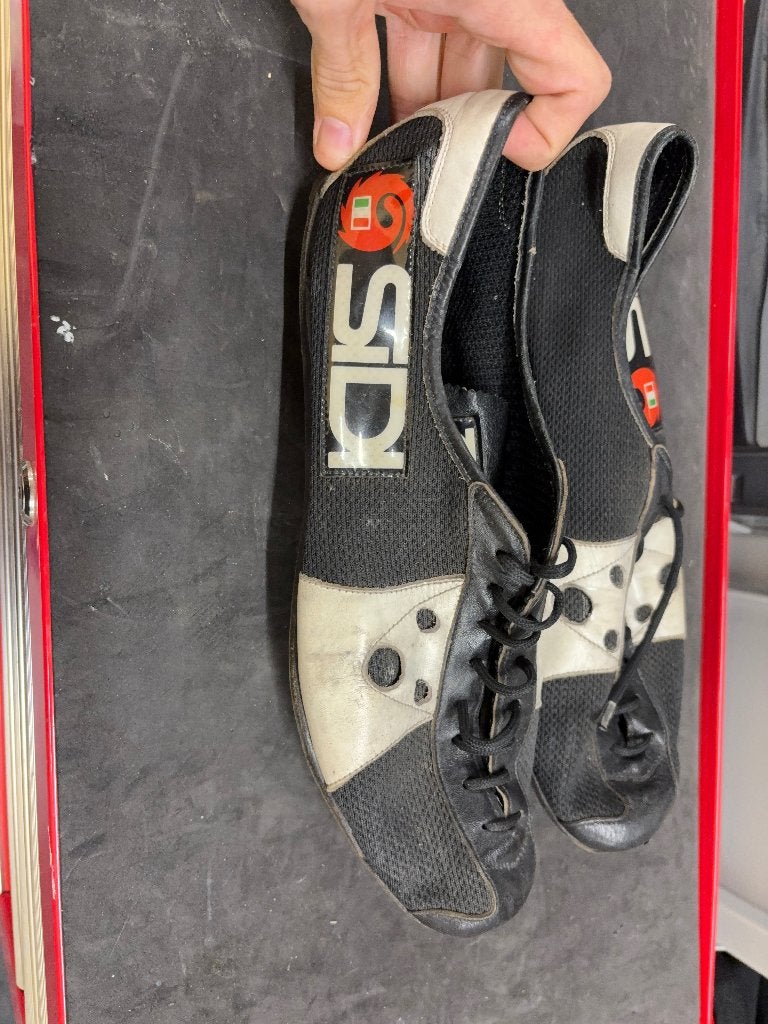 Retro sidi wielerschoenen/koersschoenen, Fietsen en Brommers, Ophalen of Verzenden, Gebruikt, Schoenen