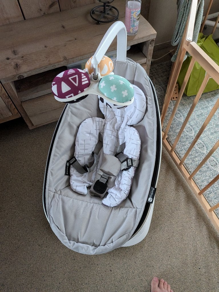 4moms mamaroo 5, Enfants & Bébés, Autres marques, Comme neuf, Enlèvement, Avec ceinture(s)
