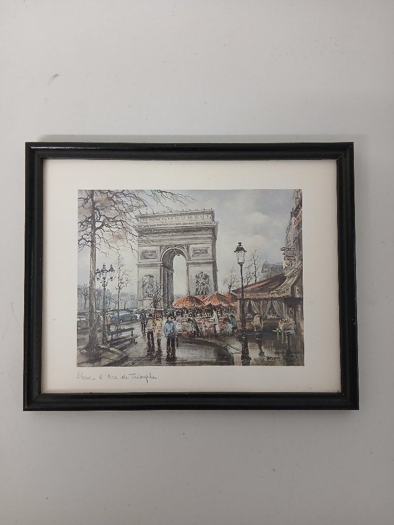 Schilderij, Antiek en Kunst, Kunst | Schilderijen | Klassiek, Ophalen, Realistisch, Achter glas, Tekening