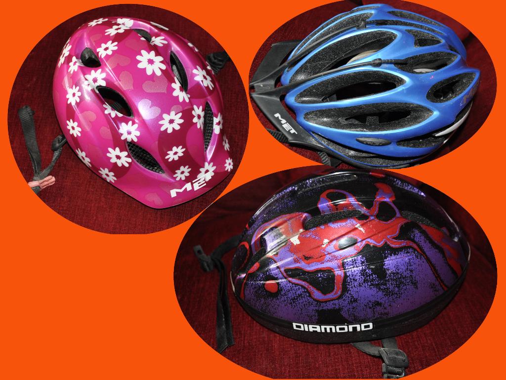 3 FIETSHELMEN VOOR KINDEREN, Fietsen en Brommers, Ophalen of Verzenden, Zo goed als nieuw, Jongen of Meisje