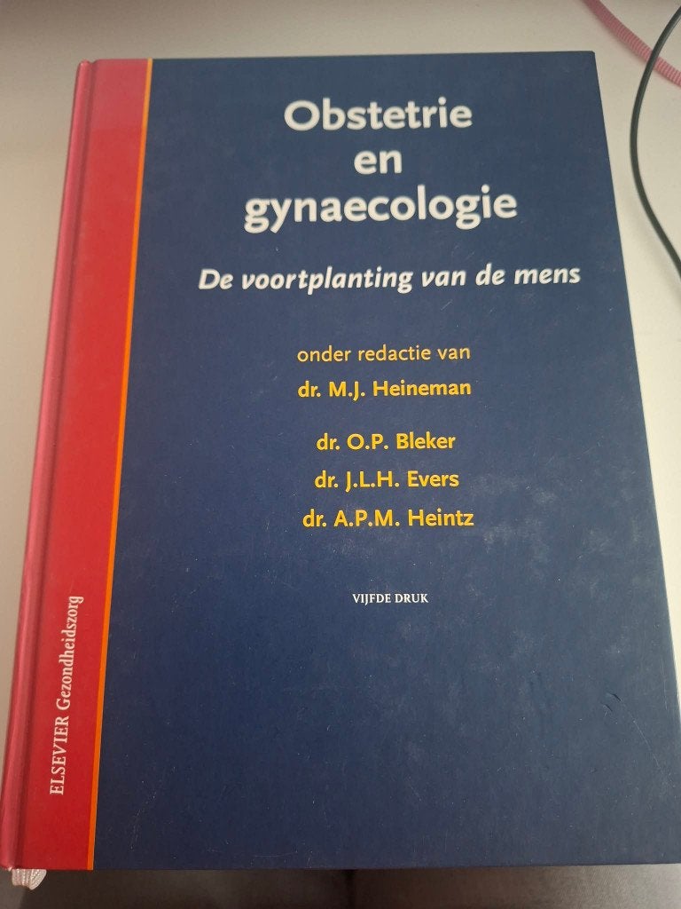 boek obstetrie en gynaecologie, Ophalen of Verzenden, Zo goed als nieuw, Overige niveaus