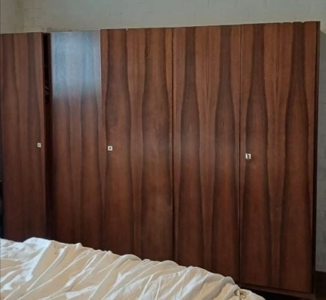 armoire de chambre rétro vintage, 150 à 200 cm, Utilisé, Avec porte(s), Retro