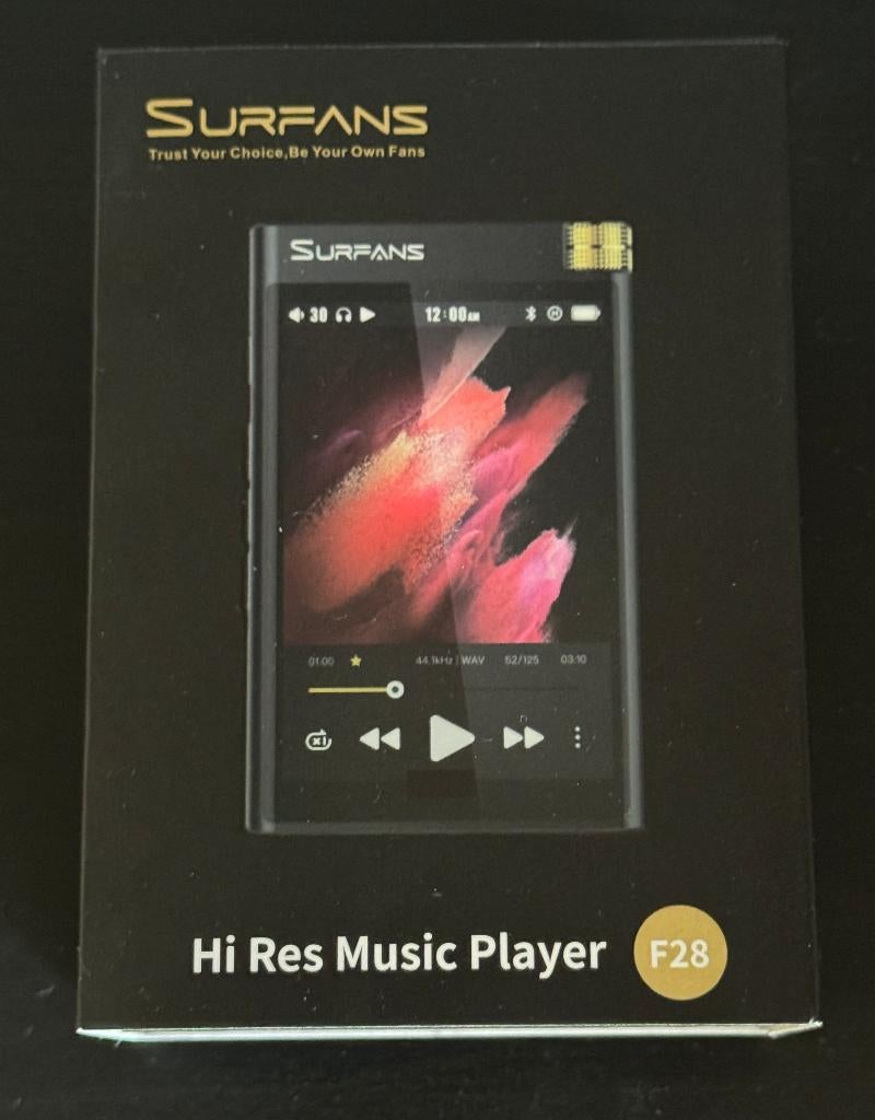 Nieuwe Surfans F28 High Definition MP3-speler + 512 GB SD, Audio, Tv en Foto, Mp3-spelers | Overige merken, Ophalen of Verzenden