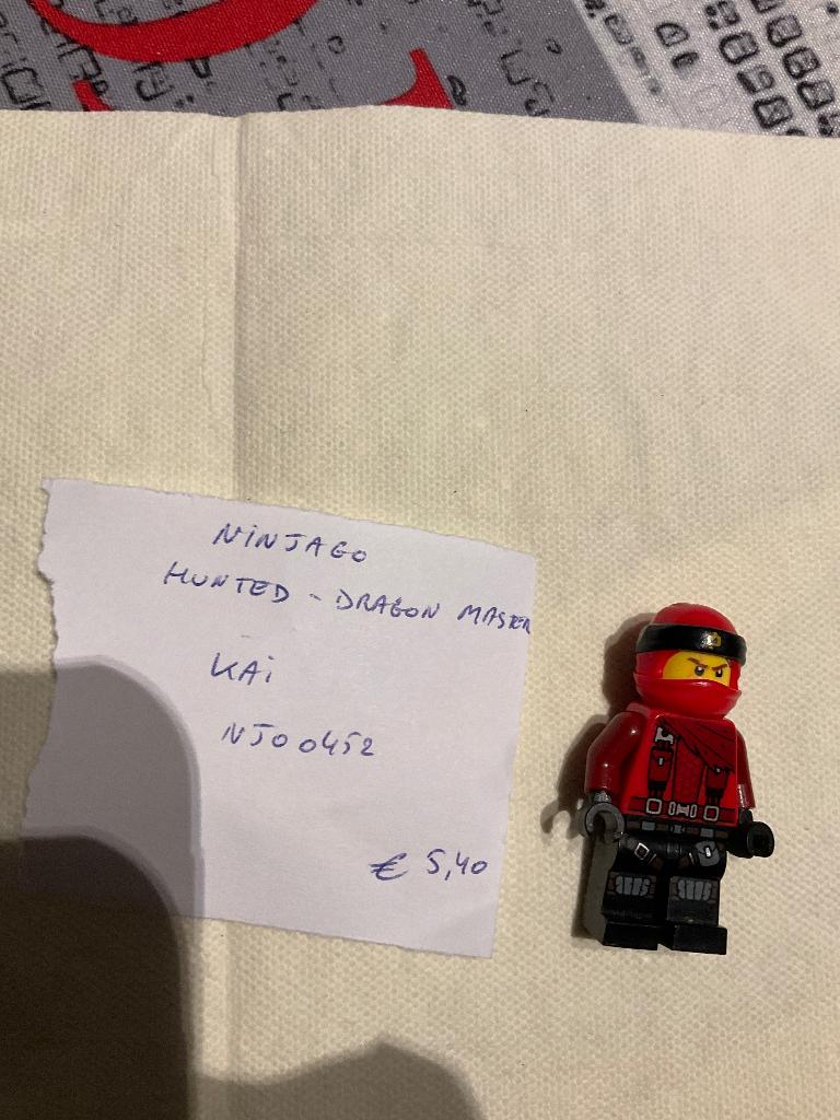 Lego Ninjago minifig njo0452 Kai, Ophalen of Verzenden, Zo goed als nieuw, Complete set, Lego