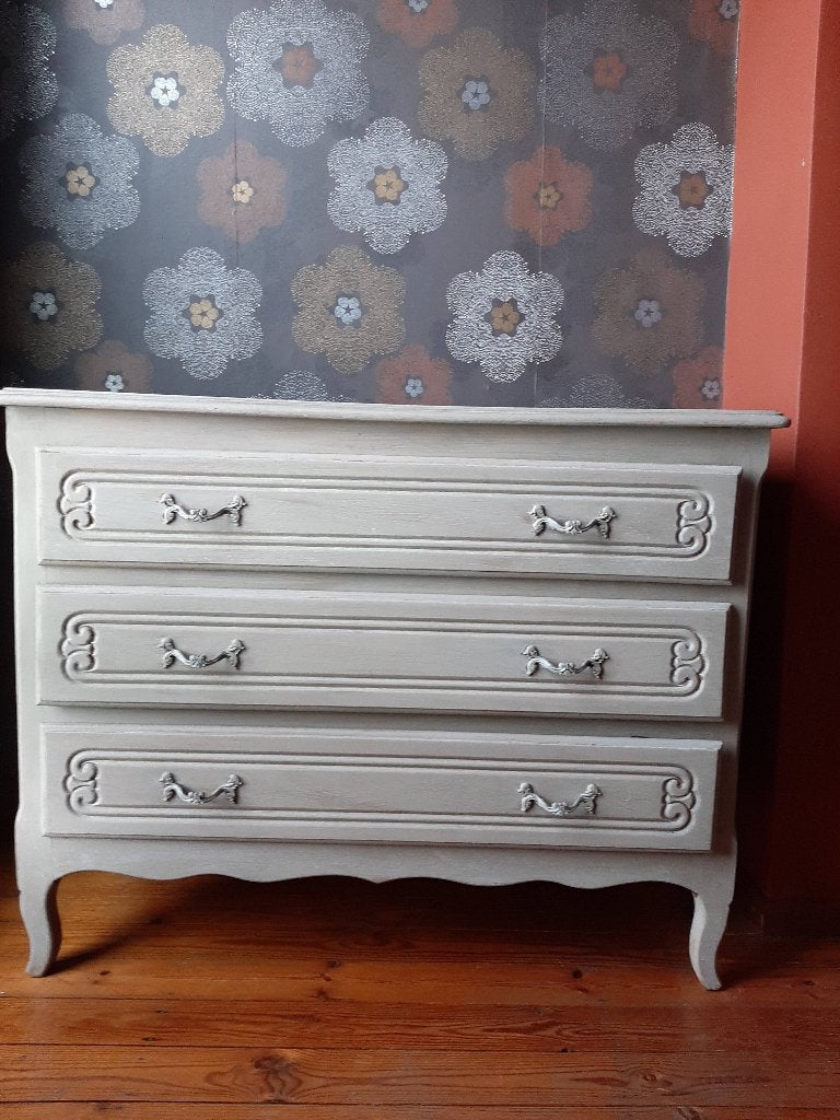Slaapkamer grijs patinée, Enlèvement, Utilisé, Deux personnes, Klassiek