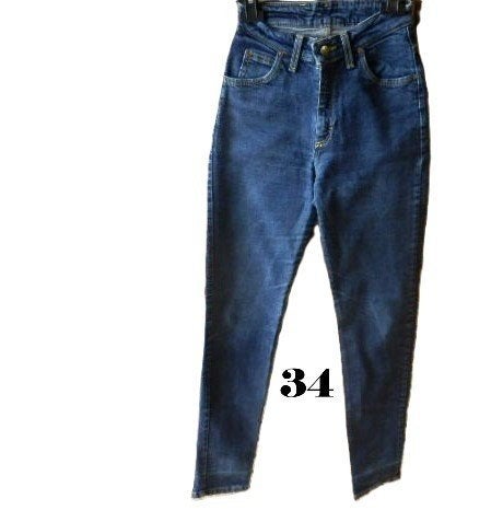 (40) -jeans femme t.XS bleu - LEE -, Enlèvement ou Envoi, Lee, Bleu, Comme neuf