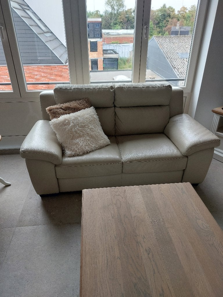 Salon, 2 2-zit 1maal met relax, Huis en Inrichting, Ophalen, 200 tot 250 cm, Vierpersoons of meer, Leer