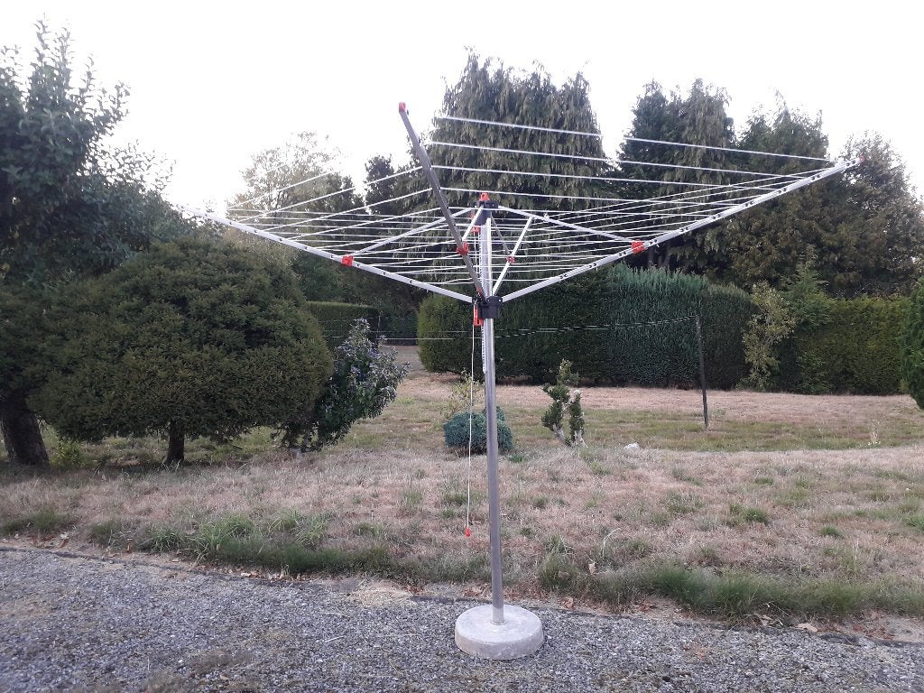 sechoir parapluie repliable, Jardin & Terrasse, Enlèvement ou Envoi, Comme neuf, Séchoir