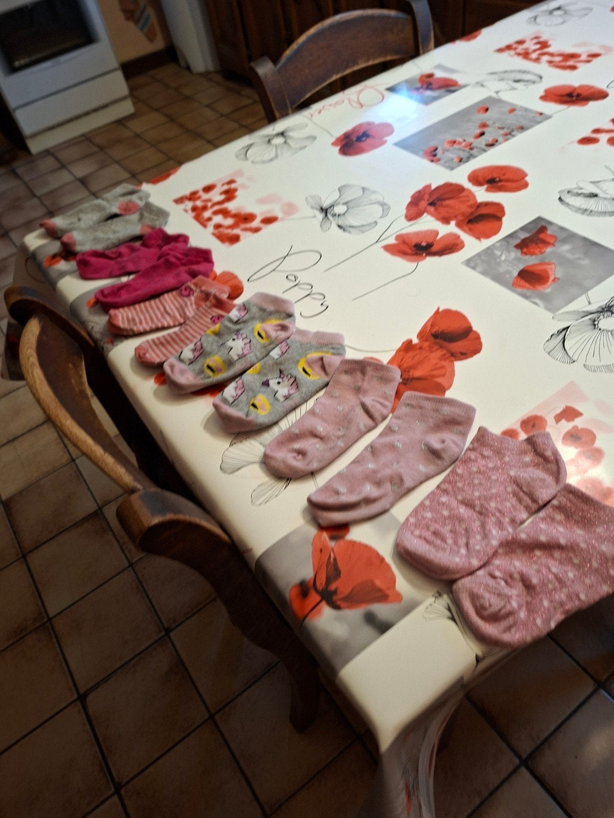 6 paar sokken voor meisjes. Schoenmaat 27-30., Ophalen of Verzenden, Meisje, Sokken
