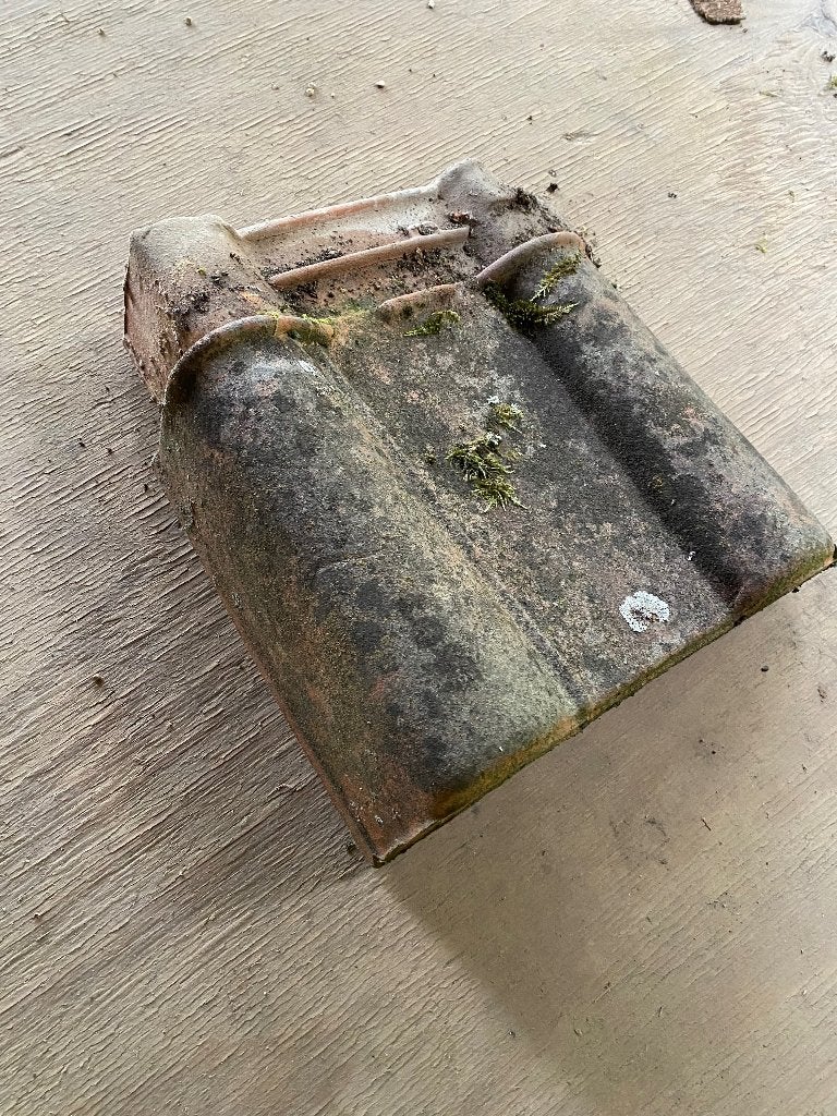 kantpannen - gevelpannen, Doe-het-zelf en Bouw, Ophalen, Gebruikt, Dakpannen