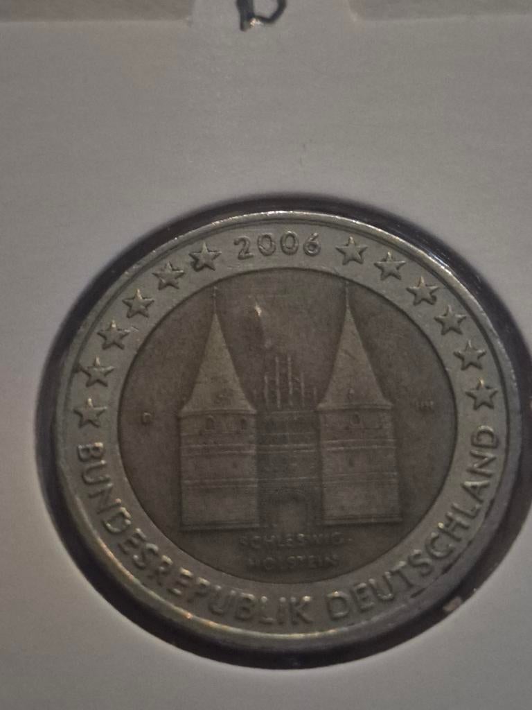 Herdenkingsmunt 2€ Duitsland 2006 D zfr, Ophalen, Duitsland, 2 euro, Losse munt