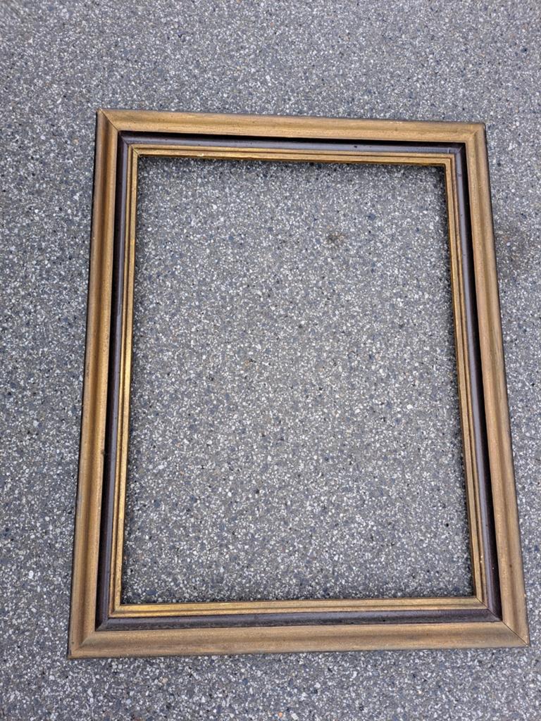 Cadre en bois ancien 90cm, Huis en Inrichting, Woonaccessoires | Lijsten, Hout