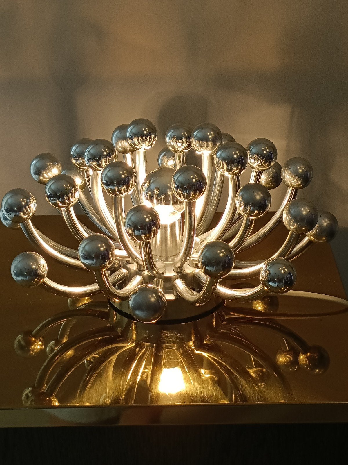 Lampe Tantacule iconique M. PISTILLINO MILANO 1960. Rarissim, Maison & Meubles, Enlèvement ou Envoi