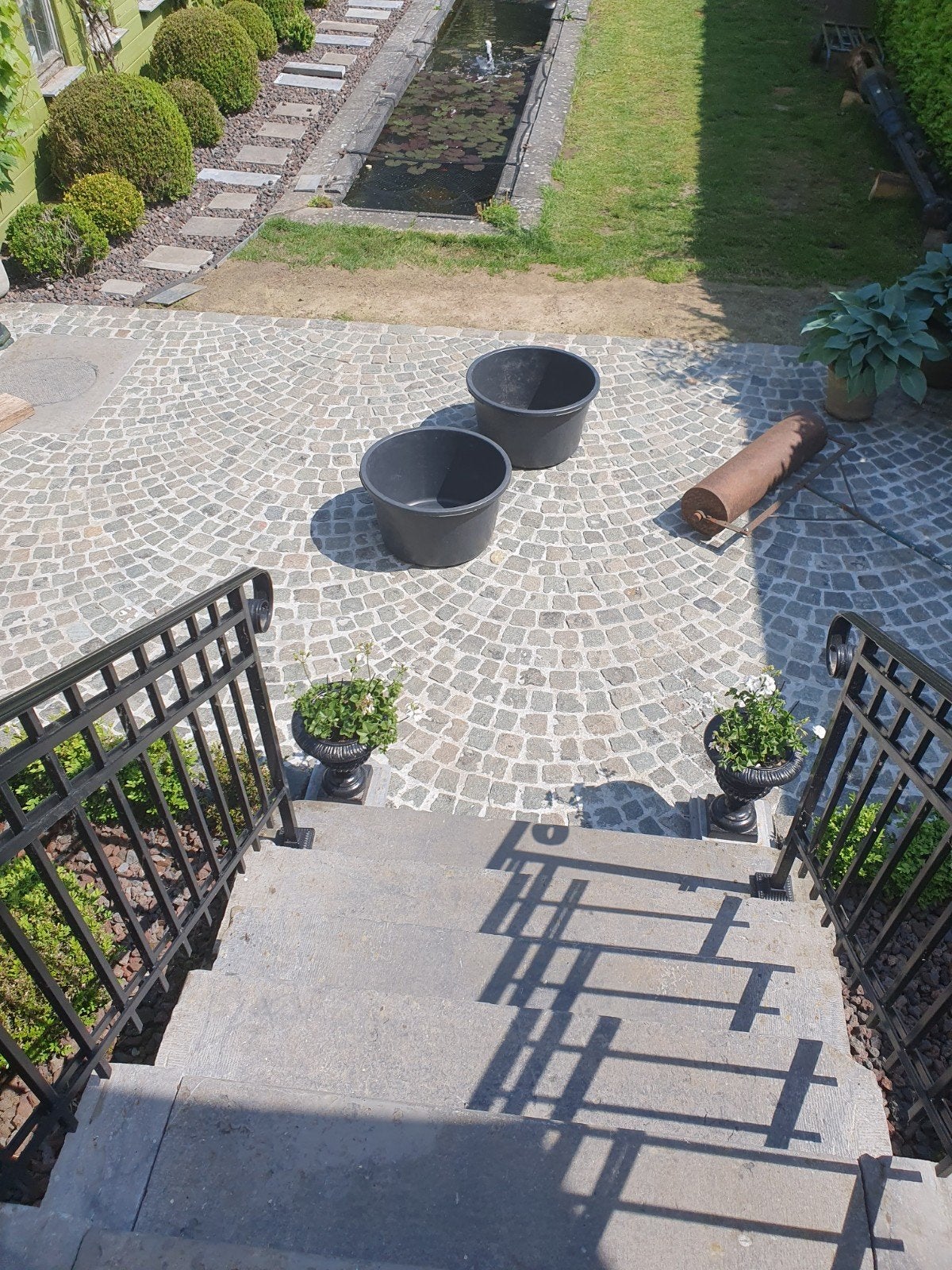 Planten kuipen, Ophalen
