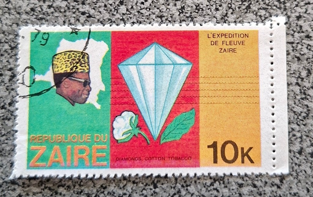 Timbre Zaïre OBP 970, Enlèvement ou Envoi, Affranchi