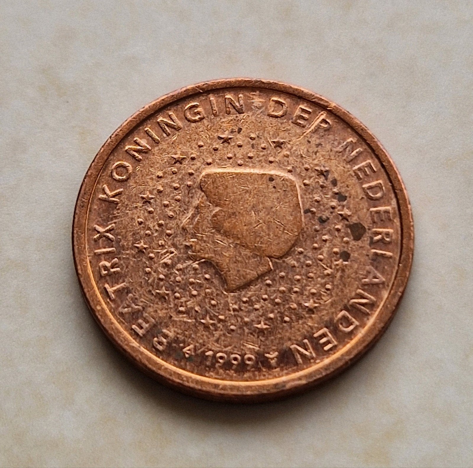 1999 Netherlands , 2 Euro Cent Coin, Ophalen of Verzenden