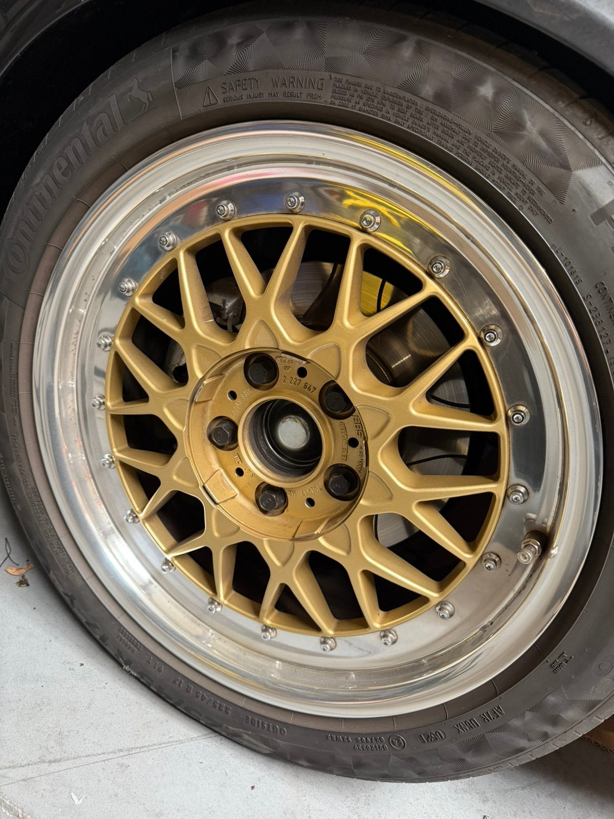 Bmw clubsport bbs rc041 velgen, Ophalen