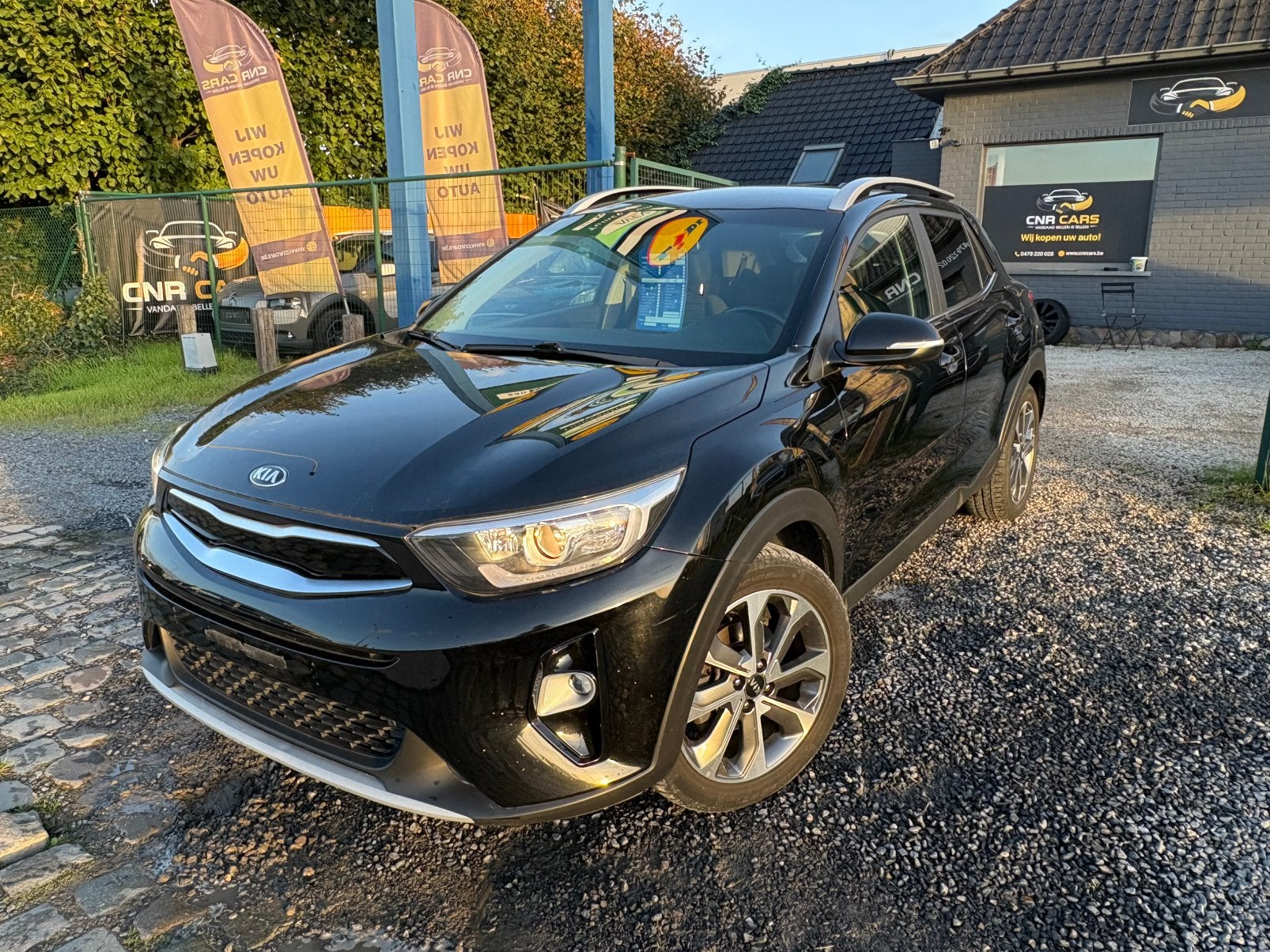 Kia Stonic Black Edition 1.0 Benzine | 2020 |1 JAAR GARANTIE, Auto's, Dealer onderhouden, Zwart, Zwart, Bedrijf