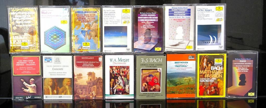 Deutsche Grammaphon e.a. 15x classic tapes, Ophalen of Verzenden