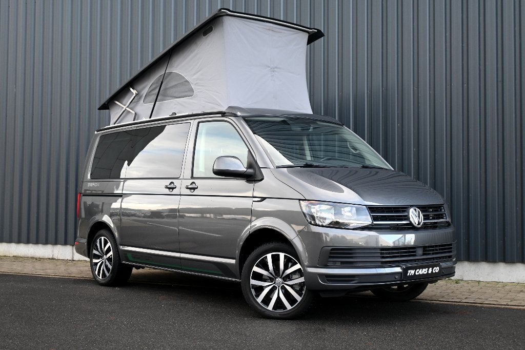 Vw T6 California Beach 205Pk-DSG-7zit-4slaap-webasto, ACC,Tr, Auto's, Monovolume, 4 cilinders, 2500 kg, Bedrijf