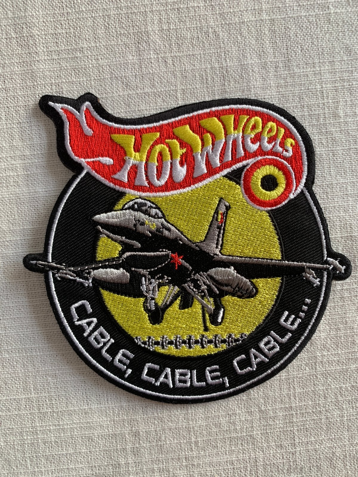 Patch Belgian Air Force Florennes Sqn Hotwheels, Collections, Envoi, Comme neuf