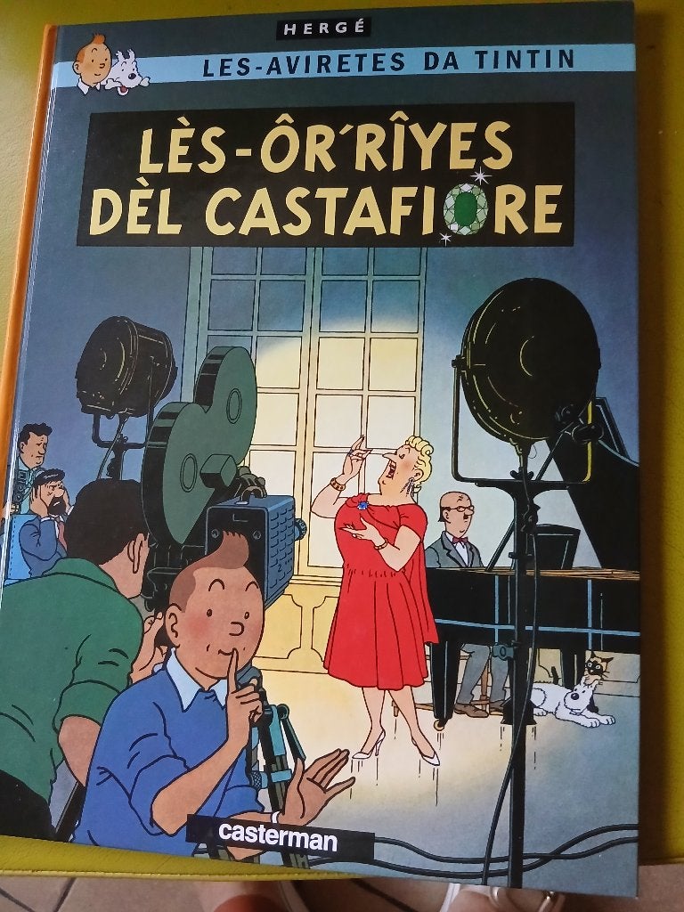 BANDE DESSINÉE TINTIN en wallon, Eén stripboek, Ophalen, Nieuw, Atelier wallon Maison du Hainaut Charleroi