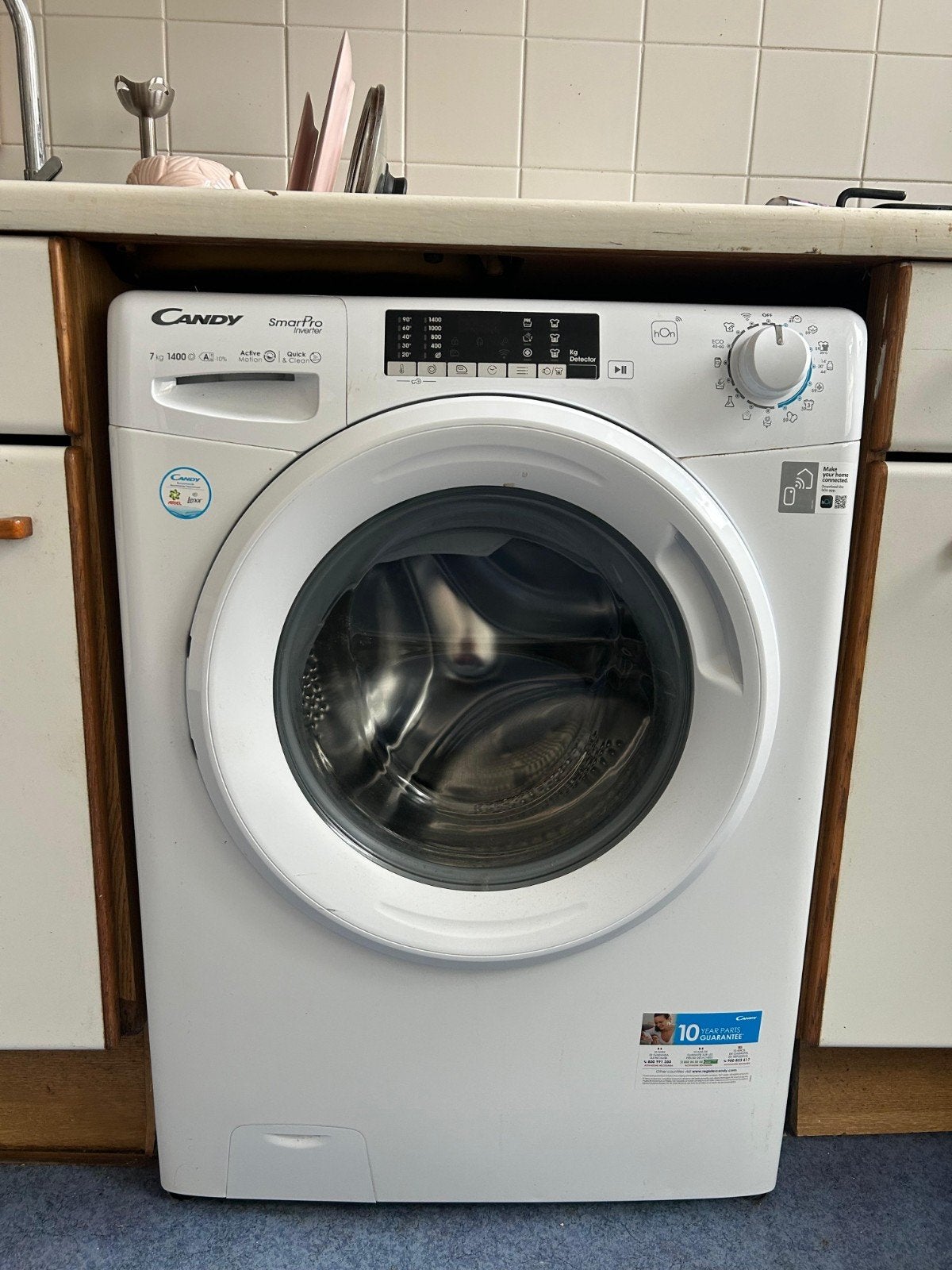 Washing machine, Electroménager, 6 à 8 kg, Enlèvement, Comme neuf, 1200 à 1600 tours