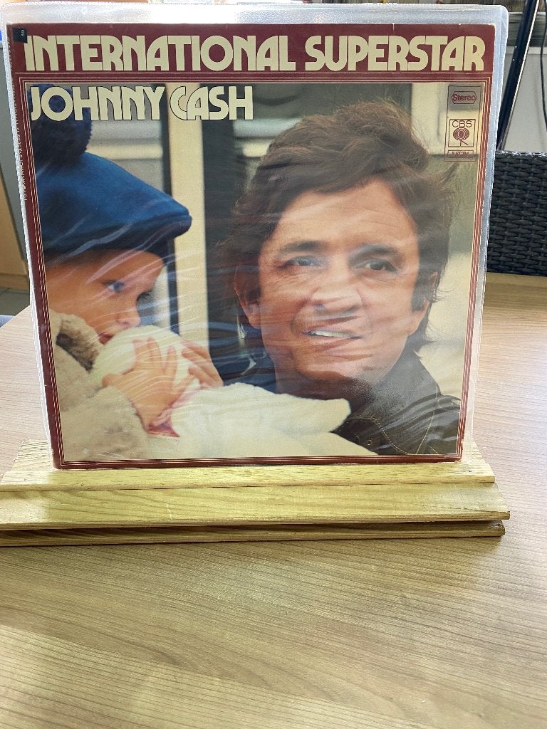 Lp Johnny cash, Cd's en Dvd's, Ophalen, LP, Gebruikt, Fotohoes