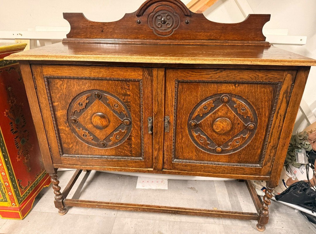 vintage jacobiaans dressoir, Huis en Inrichting, Ophalen