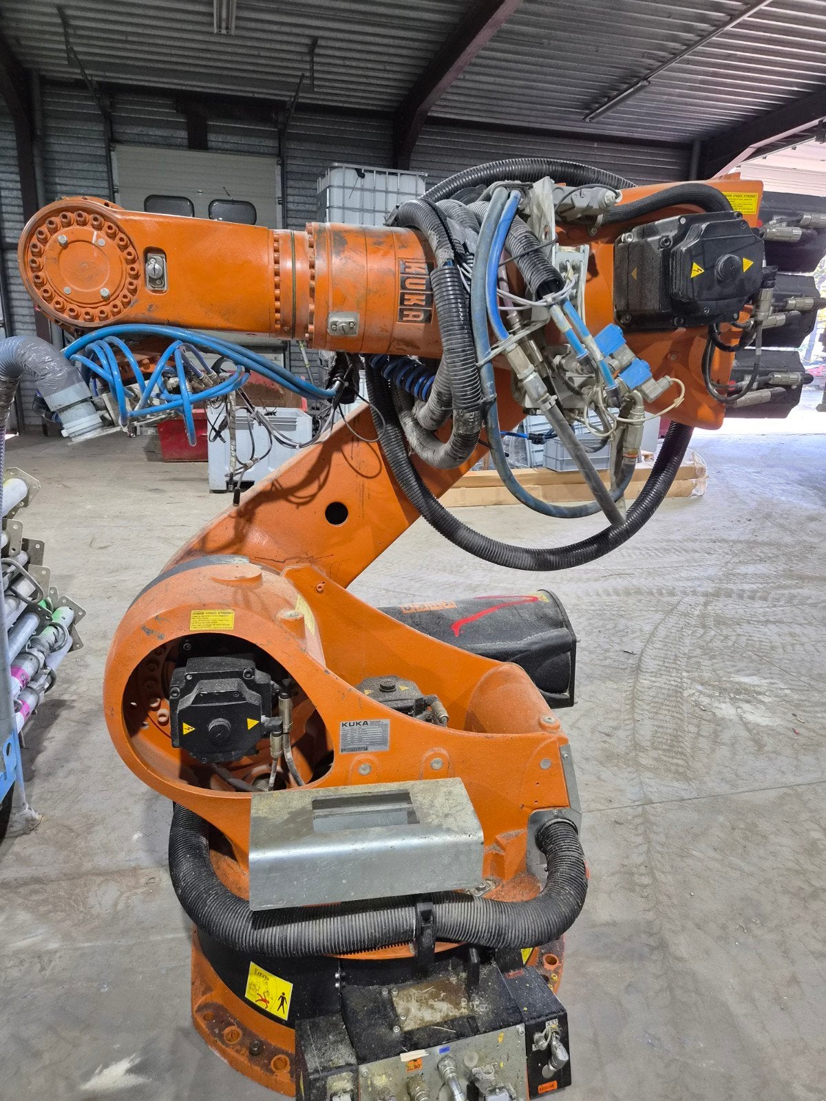 industriële robot, Ophalen