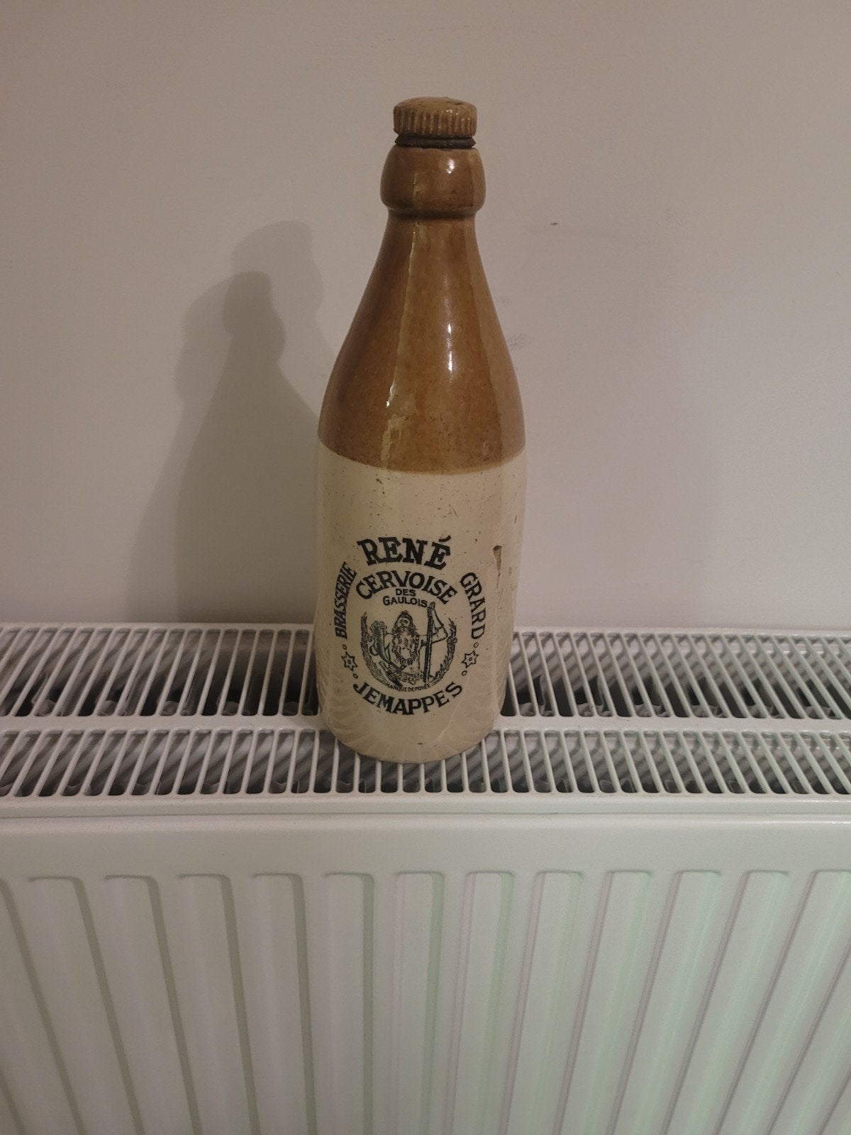 bouteille en grès jemappes grard année 20-30, Collections, Enlèvement ou Envoi