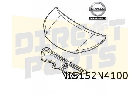 Nissan NV200 (11/09-9/19) motorkap (te spuiten) Origineel!, -, -, Nieuw, -