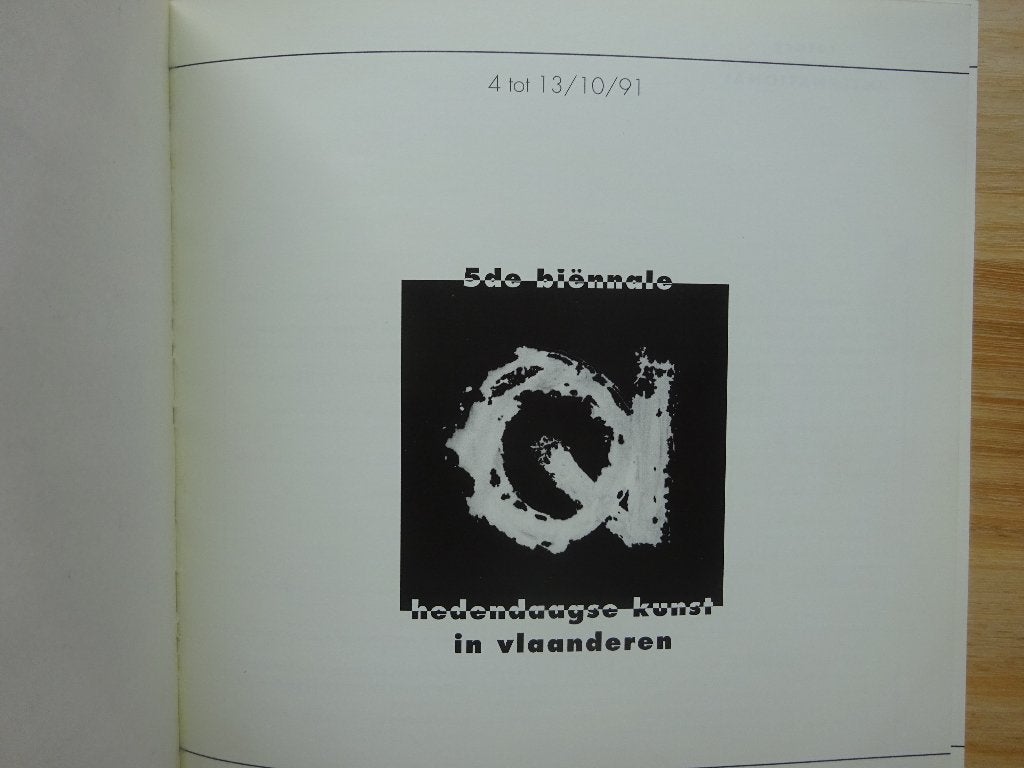 5e biënnale hedendaagse kunst, Rotary Aalter 1991, Boeken, Ophalen of Verzenden, Zo goed als nieuw, Schilder- en Tekenkunst