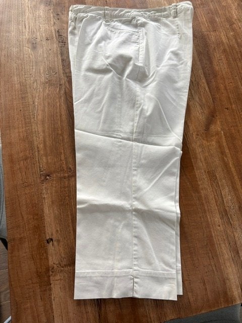 Broek maat 42, Kleding | Dames, Wit, Maat 42/44 (L), Ophalen of Verzenden, Zo goed als nieuw