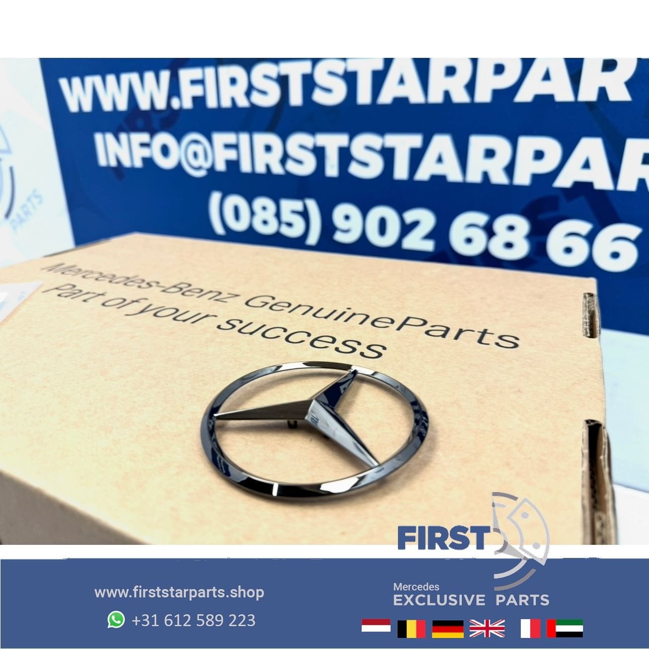 W463 STER Kofferbak LOGO achterklep G KLASSE G63 G63s EMBLEE, Gebruikt, -, Ophalen of Verzenden, -