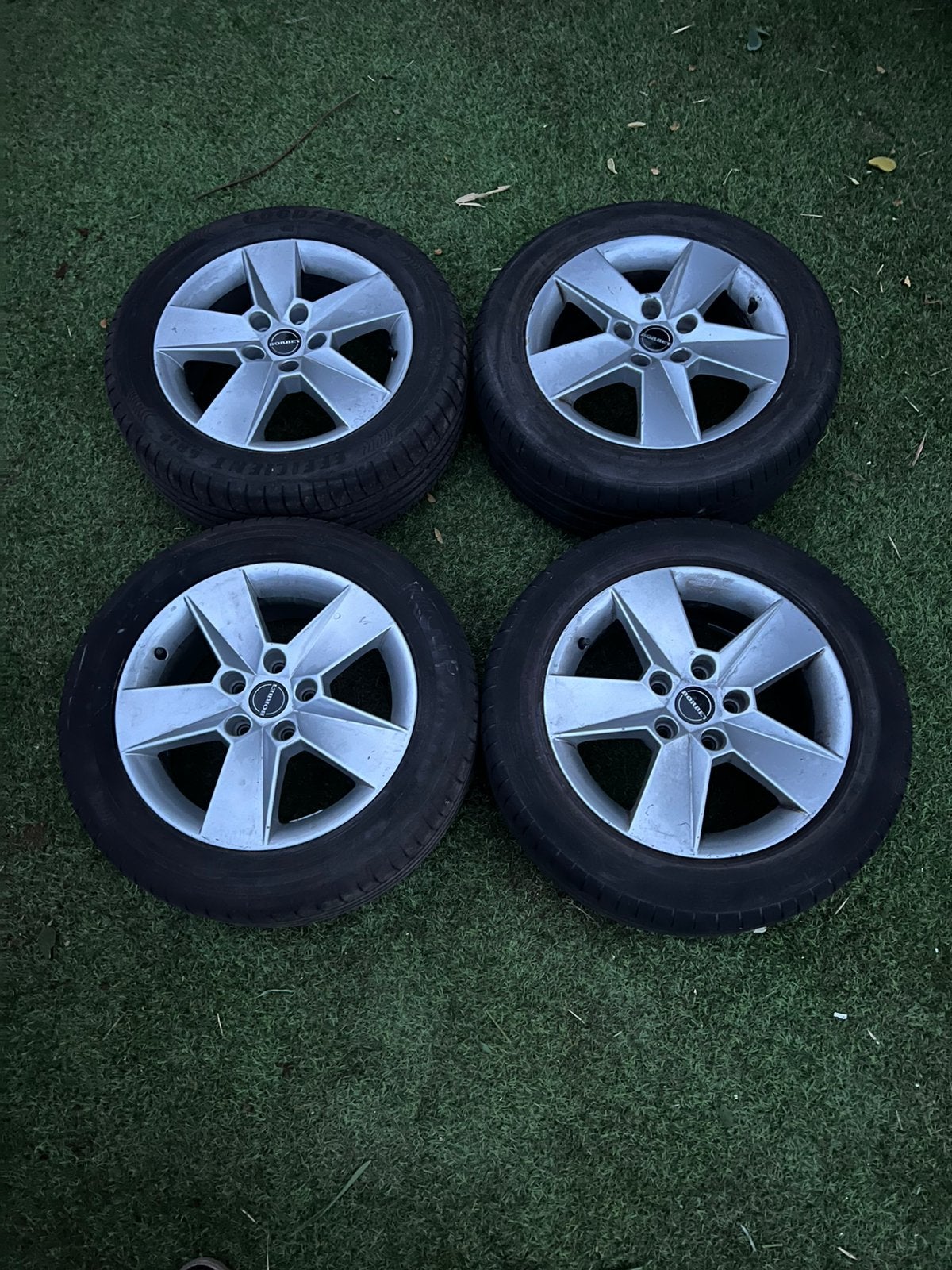 5x112 16 inch Velgen met Zomer Banden, Gebruikt, 16 inch, Banden en Velgen, Personenwagen
