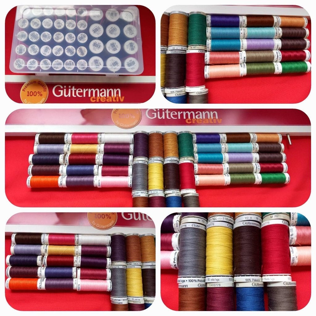 Naaigarendoos met gutermann naaigaren, Hobby en Vrije tijd, Ophalen of Verzenden, Nieuw, Garen of Naald(en)