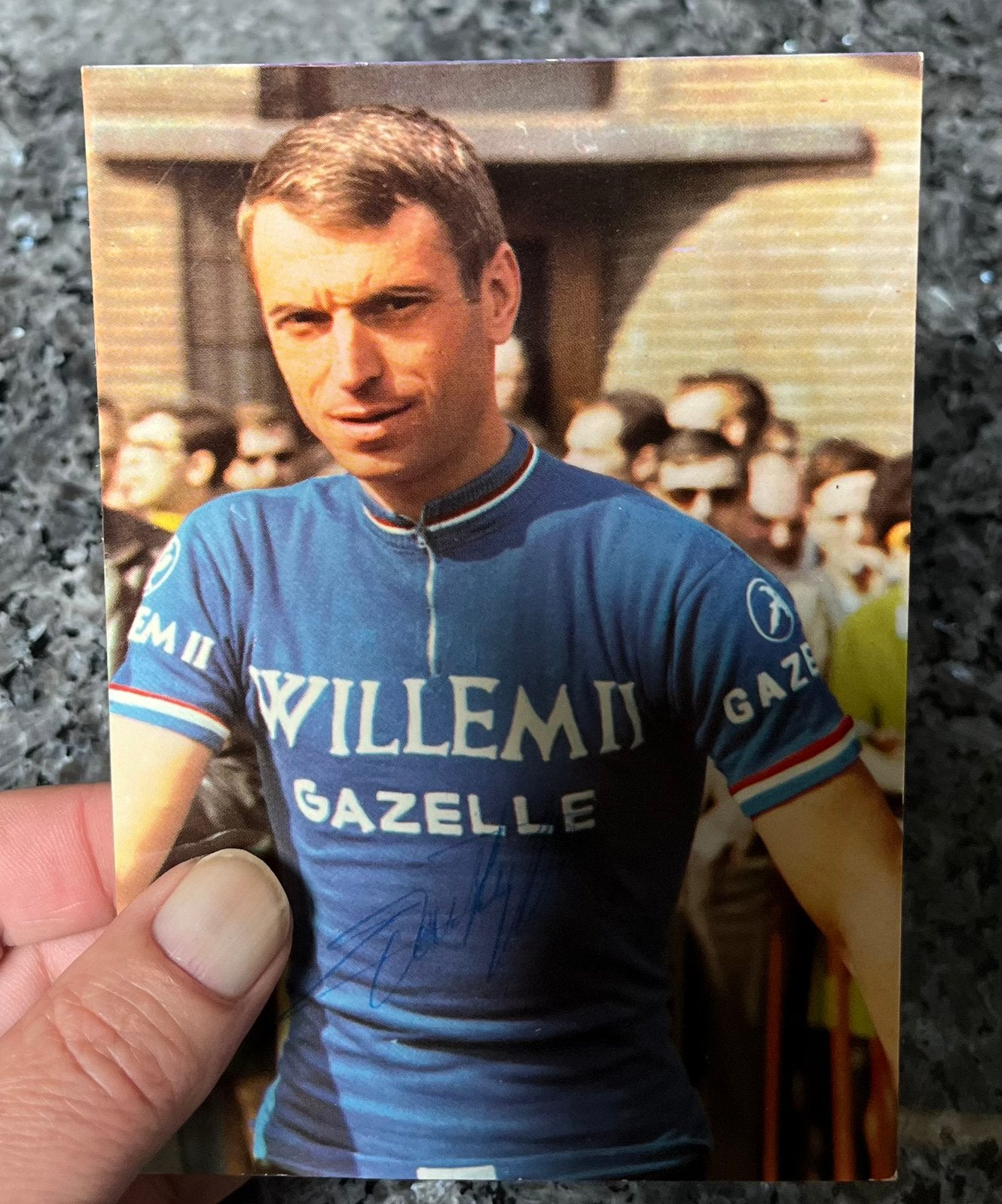 Wielrenner Rik Van Looy gesigneerd, Ophalen, Zo goed als nieuw