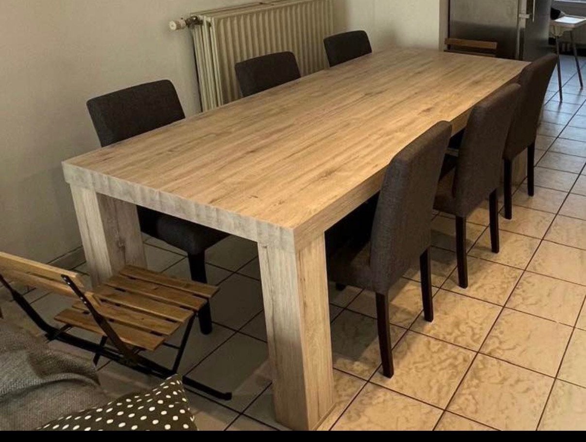 Table Etna with 6 chairs, Maison & Meubles, Enlèvement ou Envoi, Comme neuf