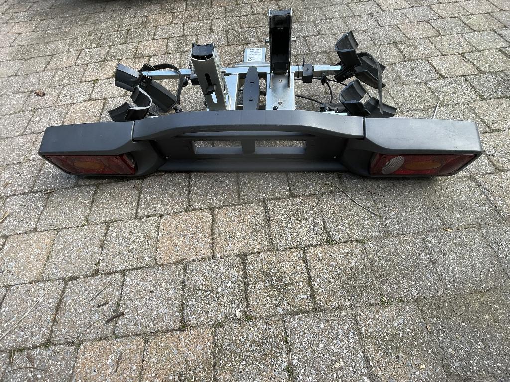 Fietsendrager voor twee fietsen, Autos : Divers, Porte-vélos, Support d'attelage, 2 vélos, Pneus larges, Comme neuf