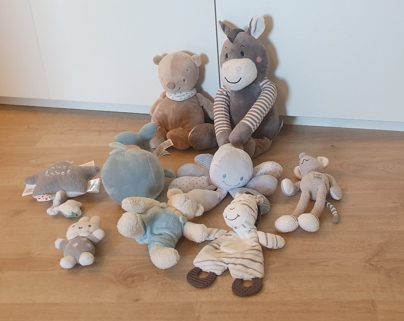 knuffels baby, Ophalen