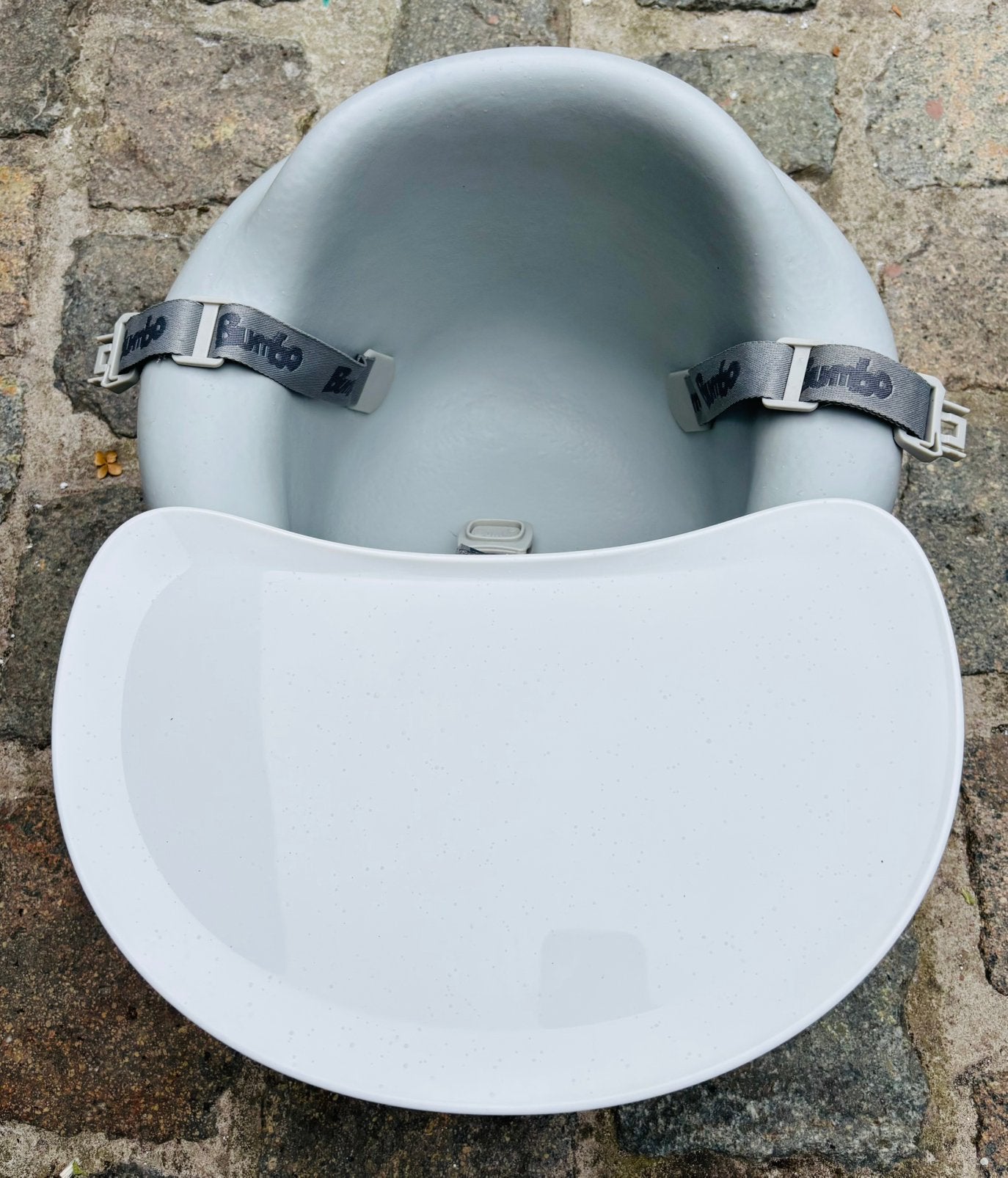 Siège multifonctions Bumbo/gris, Enfants & Bébés, Chaises pour enfants, Enlèvement ou Envoi, Comme neuf, Autres types, Plateau amovible
