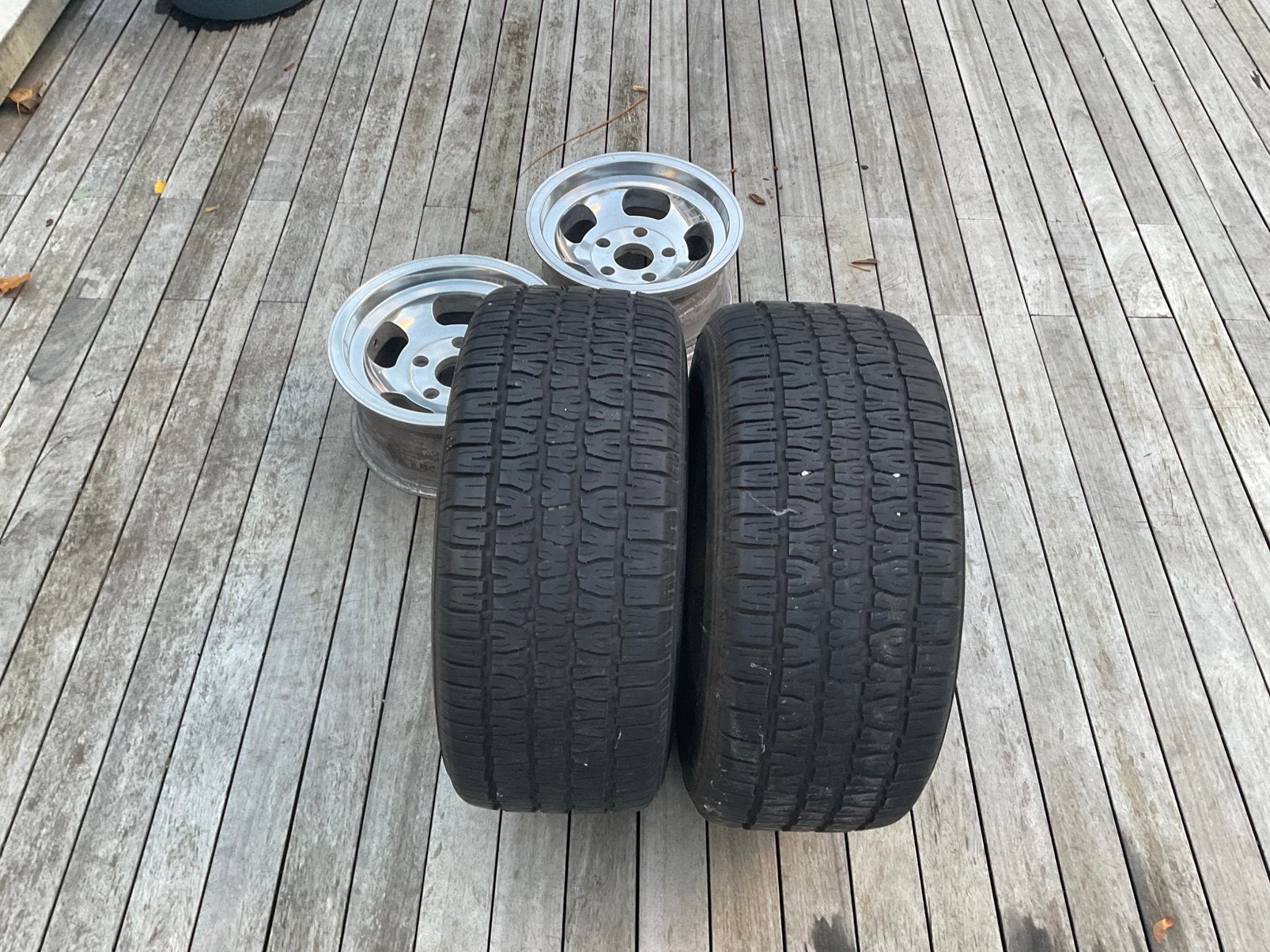 Roues américaines Anson Sloted fabriquées aux États-Unis, 15 pouces, Pneus et Jantes, 255 mm, Enlèvement