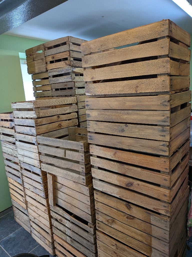 caisse en bois, 50 à 100 cm, Comme neuf, Enlèvement, 50 à 75 cm