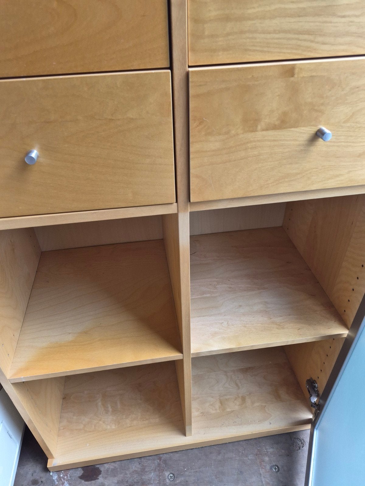 étagère/rangement IKEA avec tiroirs et porte vitrée, Enlèvement, Avec tiroir(s)