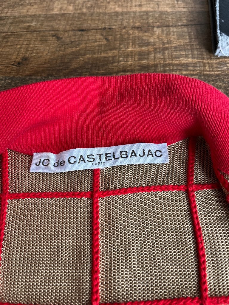 Bloes met rits JC de Castelbajac, Beige, Maat 42/44 (L), Gedragen, Ophalen